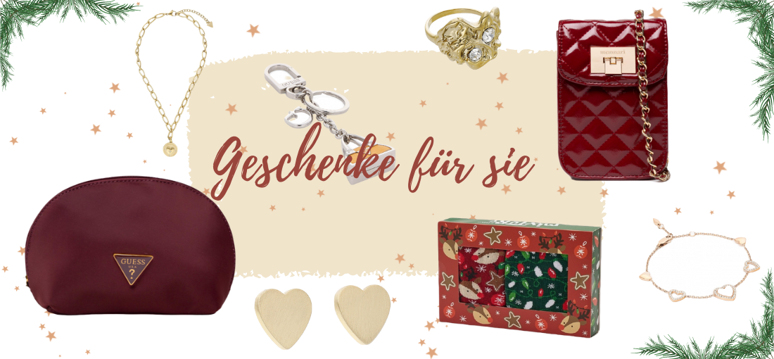 Weihnachtsgeschenke für sie bis zu 25€, 50€ und 100€. 7 Vorschläge