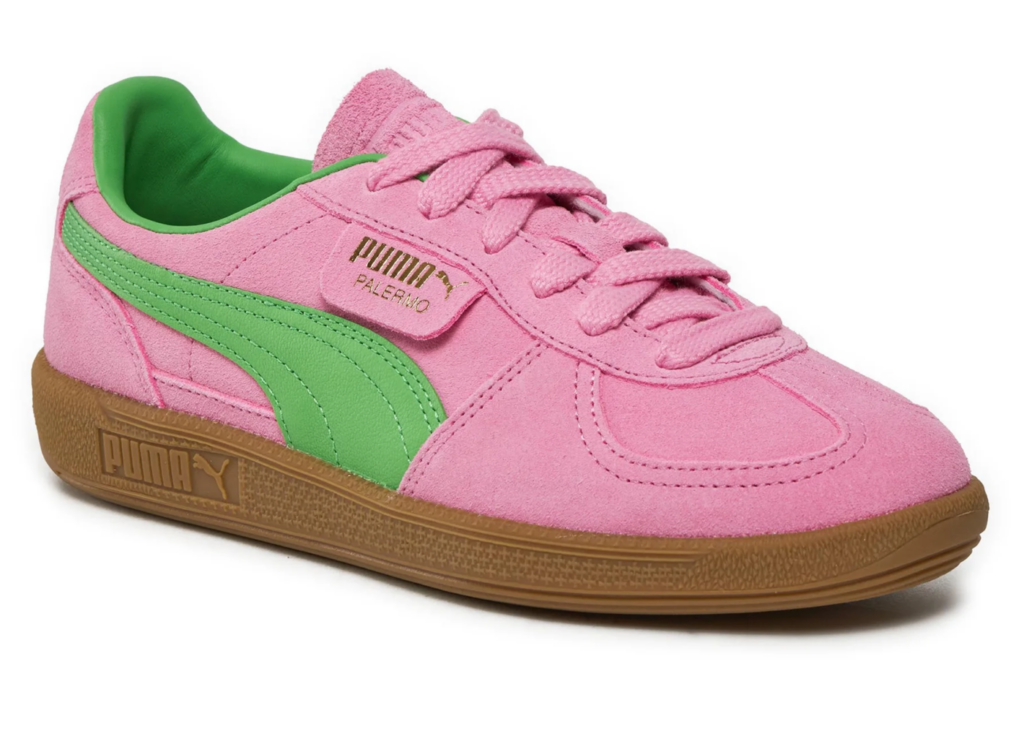 Puma-Palermo-Schuhe in Pink und Grün