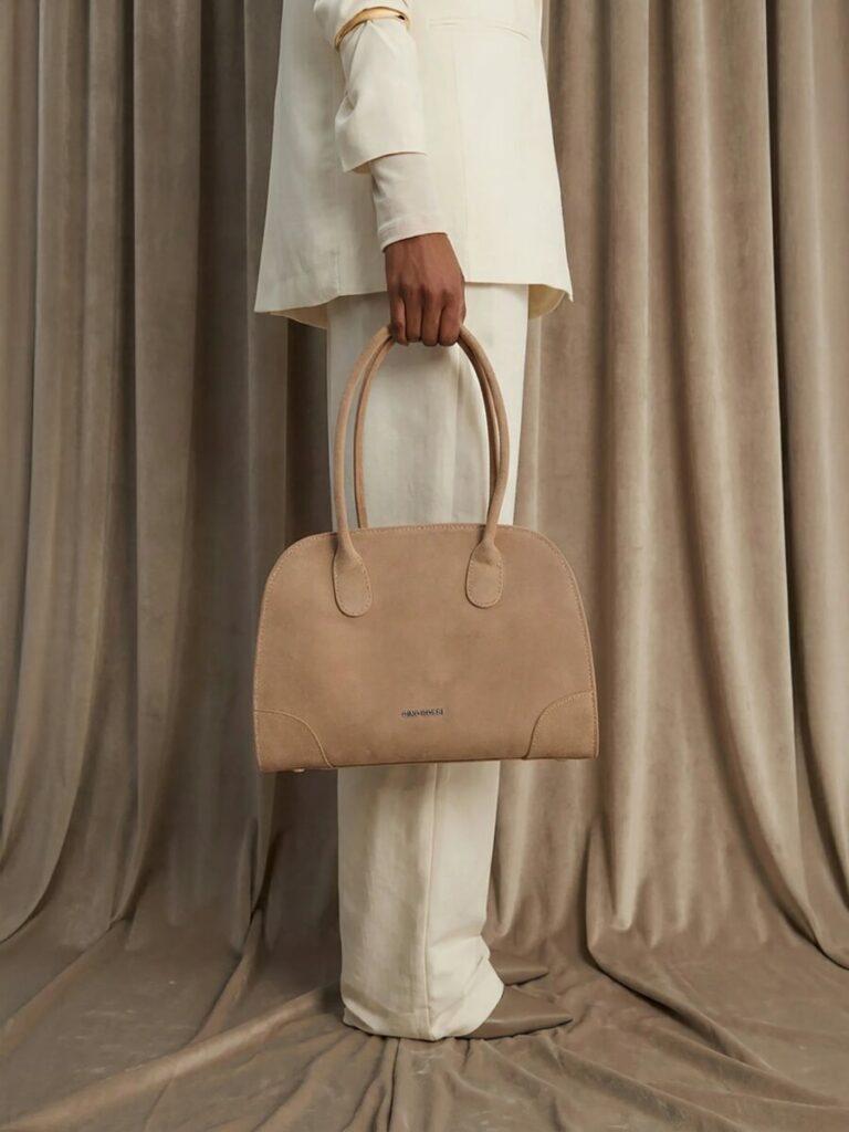 Damenhandtasche aus Wildleder von Gino Rossi
