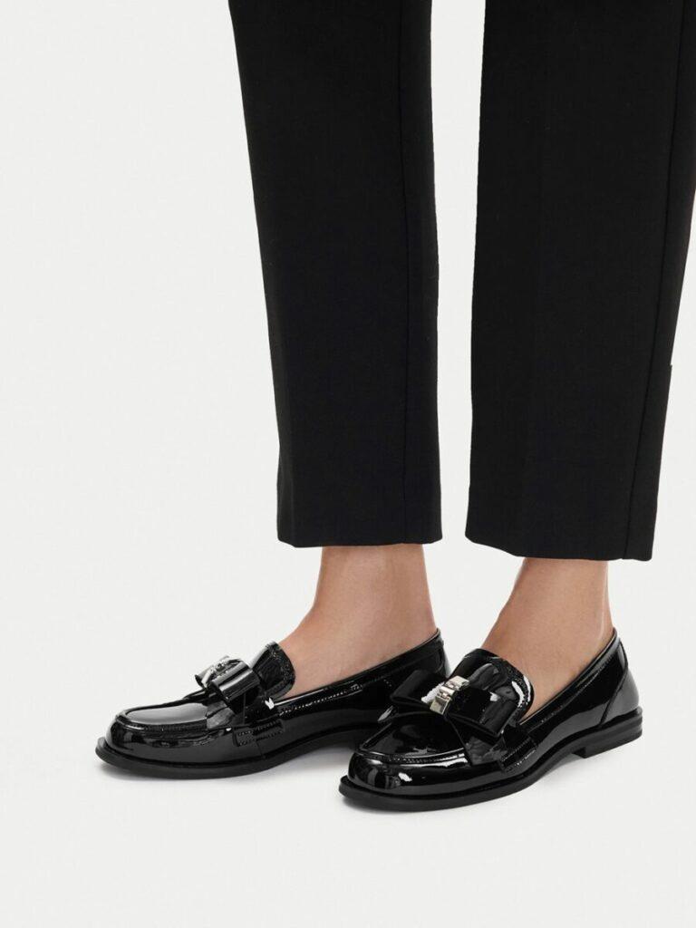 Lack-Mokassins für Damen